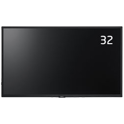 32型パブリック液晶ディスプレイ/1920×1080/DisplayPort、ミニD-Sub15ピン、HDMI、RS-232C、ステレオミニジャック/ブラック/スピーカ/〔3年保証〕