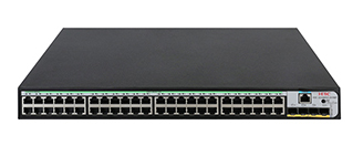 H3C S5048PV5-EI-PWR L2 Ethernet Switch with 48*10/100/1000BASE-T PoE+ Ports (AC 370W) and 4*1000BASE-X SFP Ports、(AC)