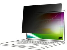 3M Bright Screen Privacy Filter for 13.3inch Full Screen Laptop、16：9
