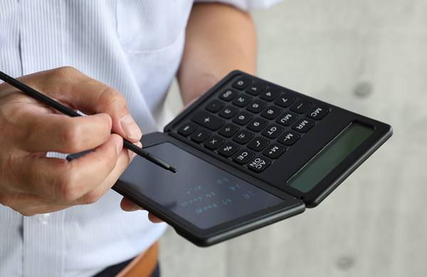 Qurra 電卓＆デジタルメモ BUREW K-mo book mini