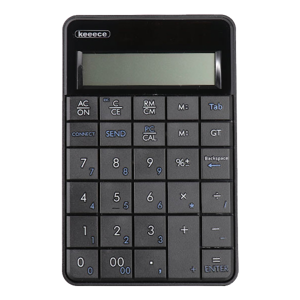 ワイヤレス電卓機能付きテンキー