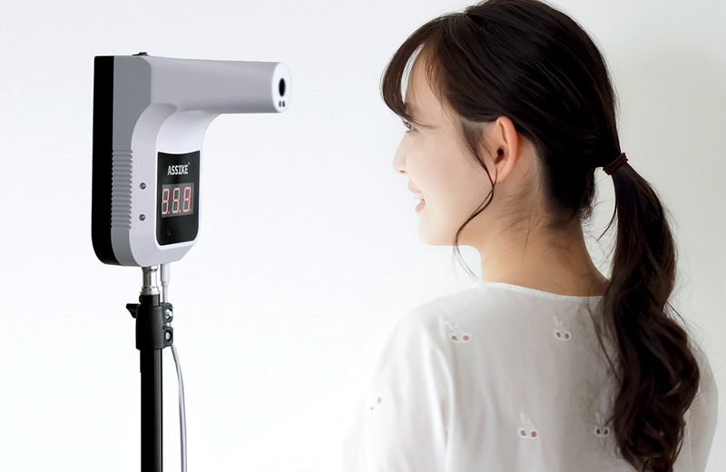 非接触温度計本体＋アルコールディスペンサーセット