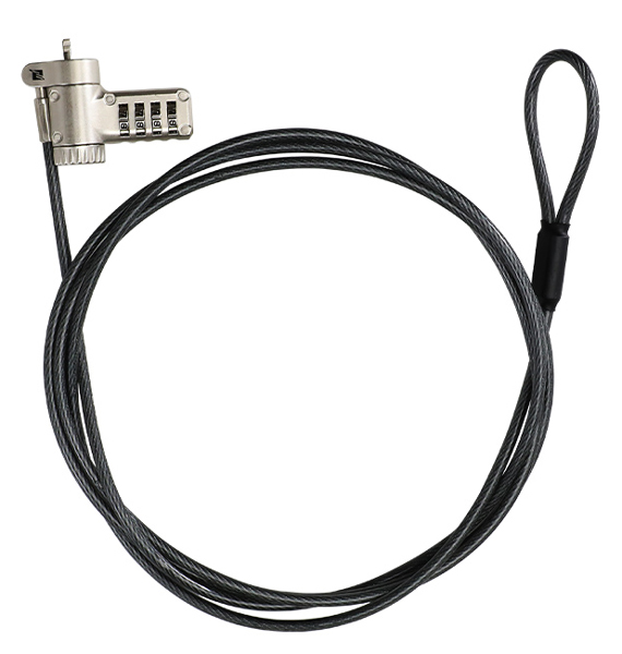 マルチスロット対応 セキュリティワイヤー Dガード（ダイヤル錠）