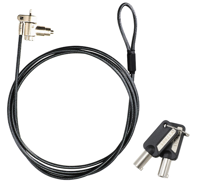 マルチスロット対応 セキュリティワイヤー Sガード（シリンダ錠）