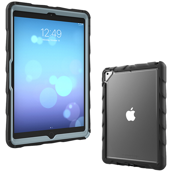 HideAway Clear 耐衝撃ハードケース iPad 10.2インチ第7・8・9世代 スクリーン保護フィルム ブラック