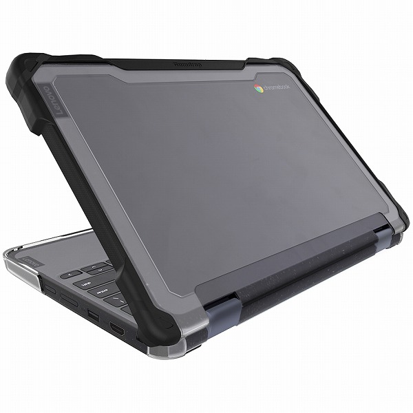 SlimTech 薄型耐衝撃ハードケース Lenovo Chromebook 500e/300e Gen3 Intel タブレットモード切替可能