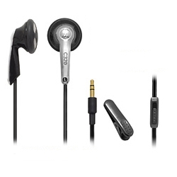 インナーイヤーヘッドホン ブラック