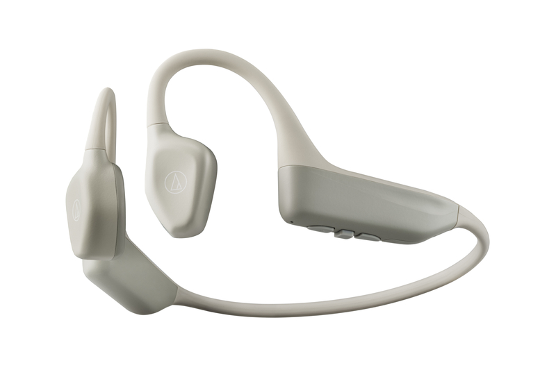 ワイヤレス軟骨伝導ヘッドホン ベージュ