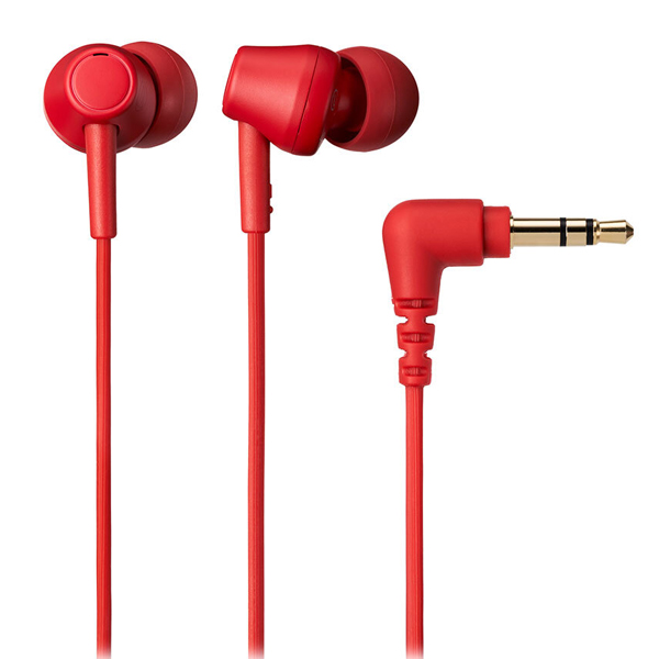 イヤホン レッド