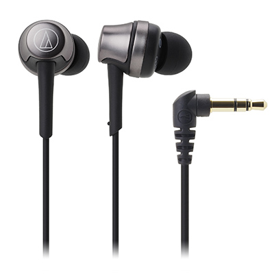 インナーイヤーヘッドホン スティールブラック