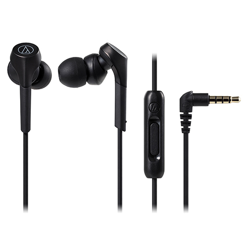 SOLID BASS スマートフォン用インナーイヤーヘッドホン ブラック