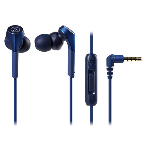 SOLID BASS スマートフォン用インナーイヤーヘッドホン ブルー