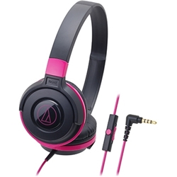 STREET MONITORING スマートフォン用ポータブルヘッドホン ブラックピンク