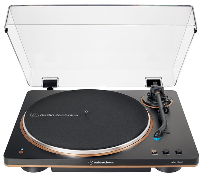 ワイヤレスターンテーブル ブラック/ブロンズ