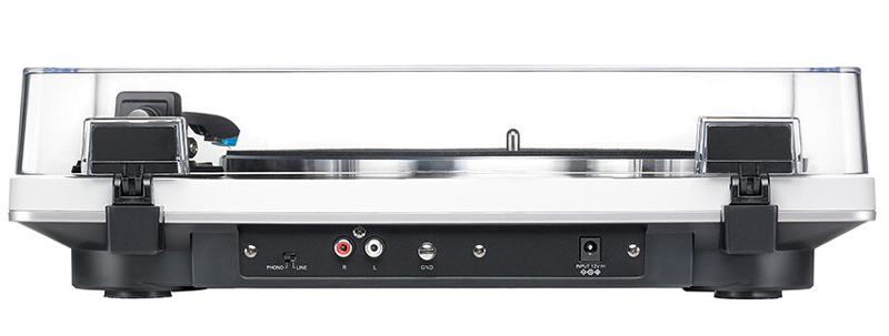 ワイヤレスターンテーブル ホワイト/シルバー