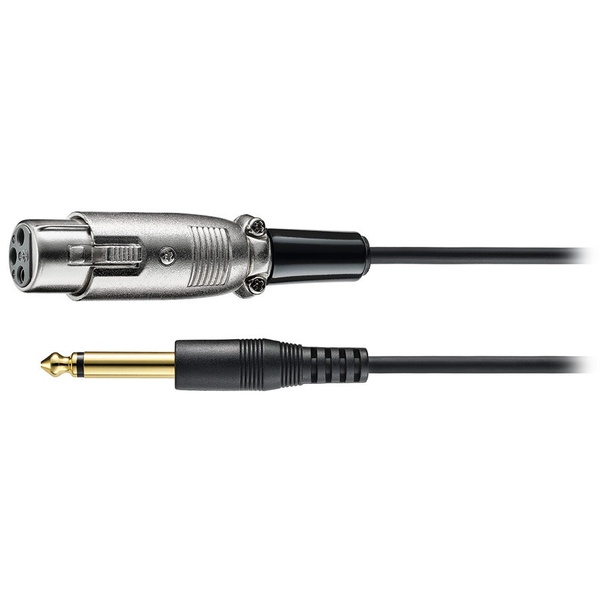 XLR変換ケーブル 5m （XLR-Fプラグ-φ6.3mmモノラル標準プラグ）