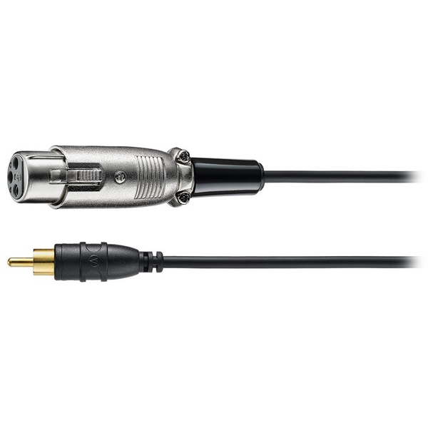 XLR変換ケーブル 3m （XLR-Fプラグ-ピンプラグ）