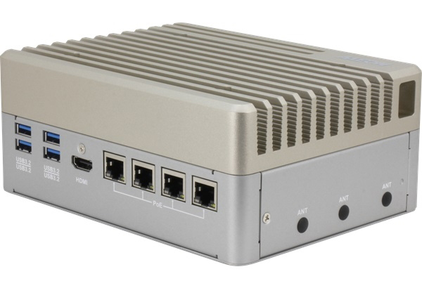 NVIDIA Jetson Orin Nano 8GB搭載 PoE x 4ポート 産業用小型ファンレスAIエッジPC Jetpack5.1.1プリインストール済 ACアダプタ付属 Wifiモジュール搭載モデル