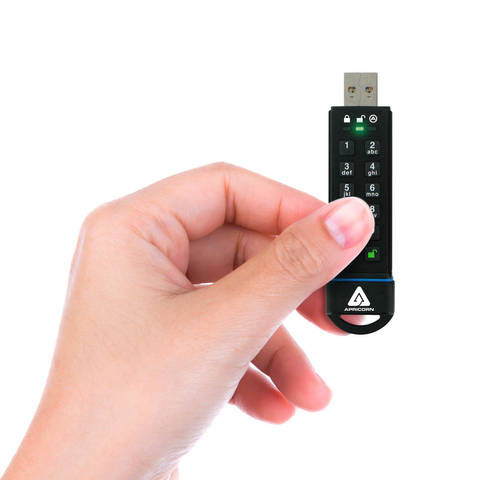 暗証番号方式USBメモリ Aegis Secure Key - USB 3.0 Flash Drive 240GB