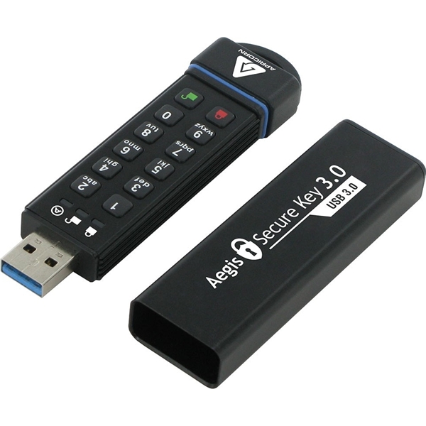 暗証番号方式USBメモリ Aegis Secure Key - USB 3.0 Flash Drive 60GB