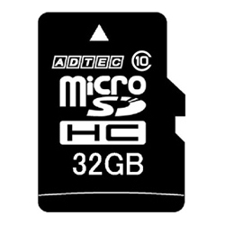 microSDHCカード 32GB Class10 SD変換Adapter付