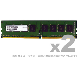 DDR4-2400 288pin UDIMM 8GB×2枚 省電力