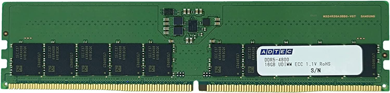 DDR5-4800 UDIMM ECC 16GBx4枚 1Rx8