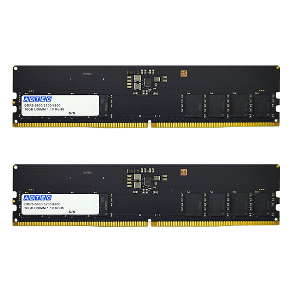 DDR5-5600 UDIMM 16GB×2枚
