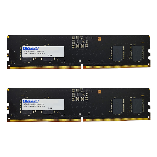 DDR5-5600 UDIMM 8GB×2枚