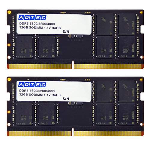 DDR5-5600 SODIMM 32GB×2枚