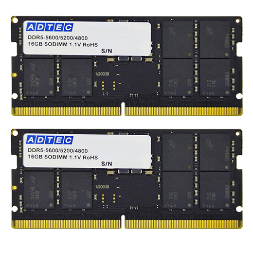 DDR5-5600 SODIMM 16GB×2枚