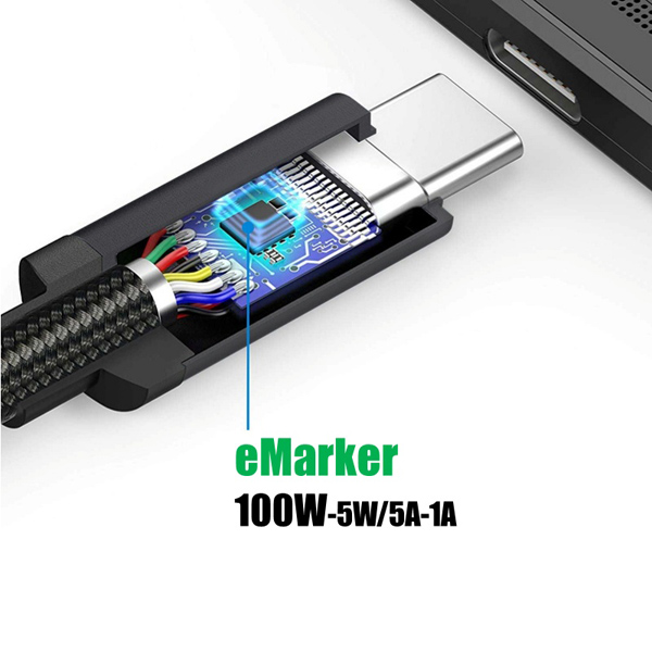 USB Type-C to C ケーブル (4K・100W出力 / 10Gbps / 1.0m) ホワイト