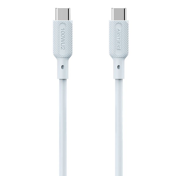USB2.0 Type-C to C ケーブル (100W出力 / 480Mbps / 1.0m) ブルー