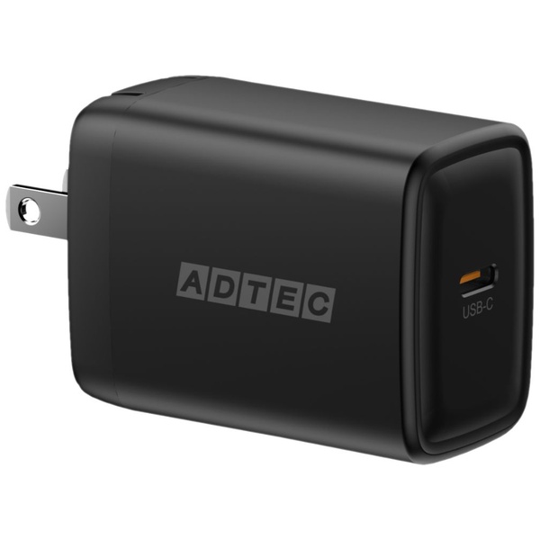 Power Delivery対応 GaN AC充電器/65W/USB Type-C 1ポート/ブラック