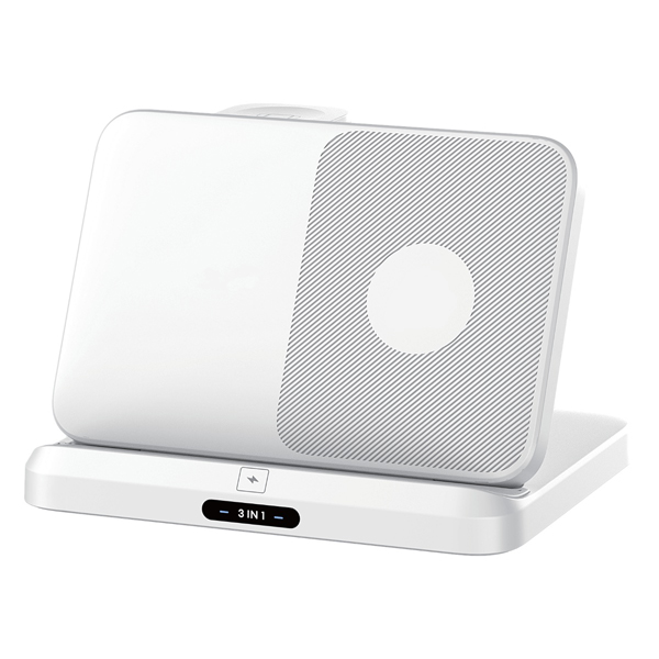 卓上 ワイヤレス充電スタンド 3in1 スマホ・イヤホン・ウォッチ