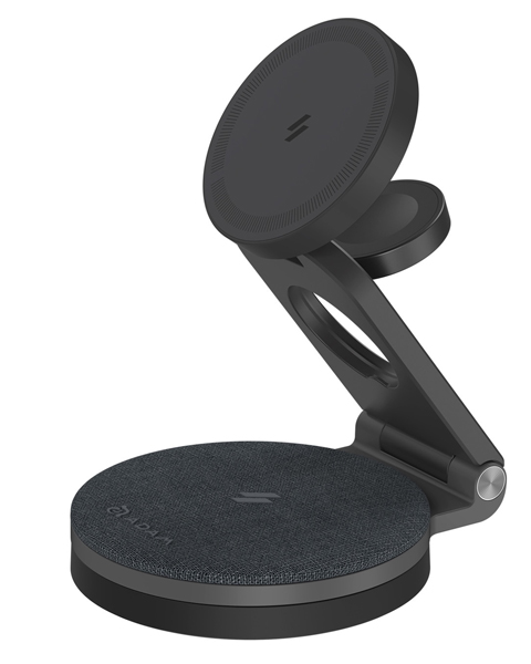 Mag 360 Qi2対応3-in-1折りたたみ式トラベル充電ステーション グレー