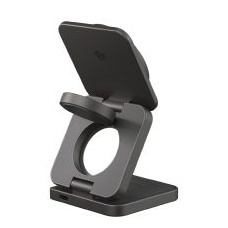 Mag 3 Ultra Gray Qi2 25W 3-in-1 折りたたみ式ワイヤレス充電器