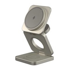 Mag 3 Ultra Titanium Qi2 25W 3-in-1 折りたたみ式ワイヤレス充電器