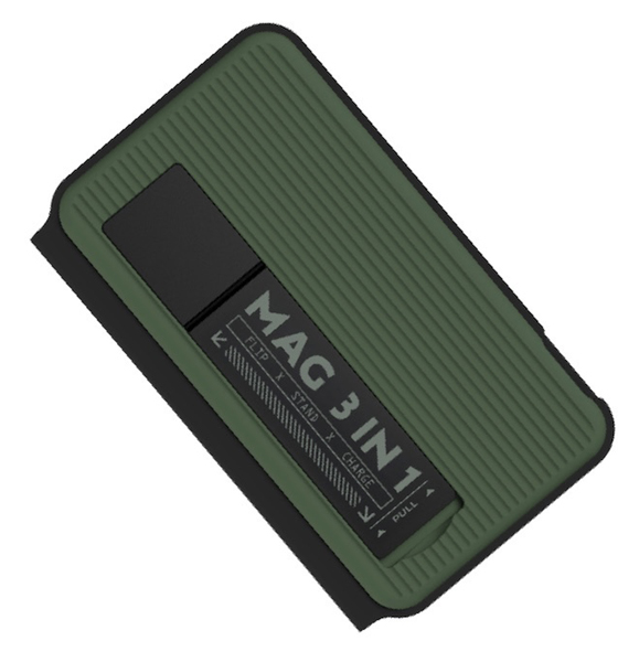 M301 Green Qi2 3-in-1 ワイヤレス充電ステーション（スタンド付き）