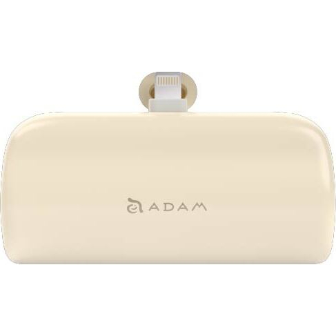 GRAVITY P5L ポケットサイズ Lightning直接充電 スタンド機能付 PD18W 5000mAh 急速充電 モバイルバッテリー ミルクティー