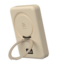 VIONTA B10 Milk Tea 準固体電池採用収納式回転スタンド搭載モバイルバッテリー 10000mAh