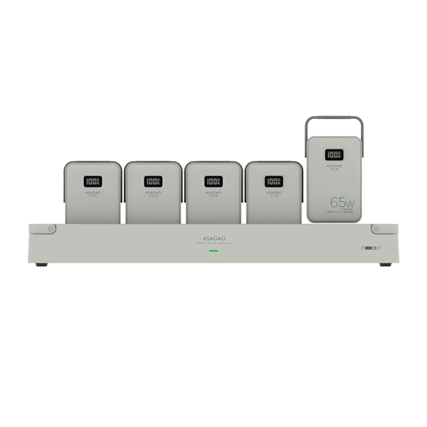 ASAGAO アスモ テーブルパワーステーション/大容量345Wh 108000mAh/急速3時間でフル充電可能/リン酸鉄リチウムイオン