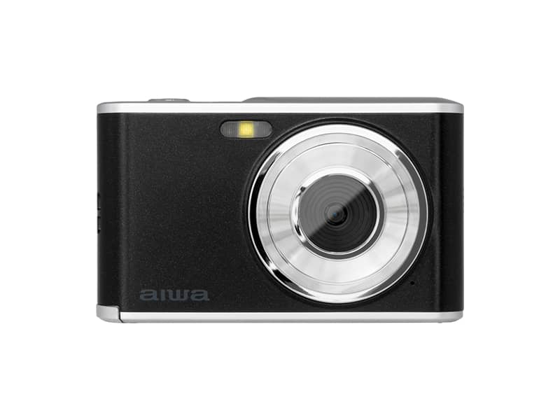 コンパクトデジタルカメラ aiwa cam DCB ブラック(1300万画素CMOSセンサー/2.8インチIPSディスプレイ/電子手ブレ補正/AF/4倍デジタルズーム/自撮り撮影/軽量)