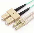 OM3光ファイバーケーブル DLC/DSC マルチモード 50/125μm 6m
