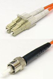 光ファイバーケーブル DLC/ST マルチモード・50/125μm 9m