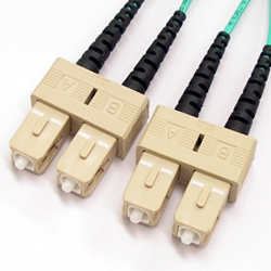 OM3光ファイバーケーブル DSC/DSC マルチモード 50/125μm 20m