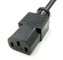 電源ケーブル 3極プラグ/3極ソケット PSE対応品 定格12/125V 3m