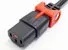 抜け防止 ダブルロック電源ケーブル C14 Dual Lock/C13 Lock Slim 定格15A 250V PSE対応 0.5m