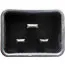 抜け防止 ロック電源ケーブル 2m C20-C13 Lock Slim 定格：15A/250V PSE