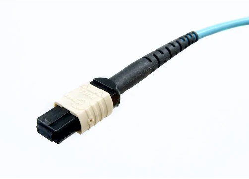 二重シース光ケーブル 12芯 両端MPO OM3 マルチモード 50/125μm Type-B配線 5m